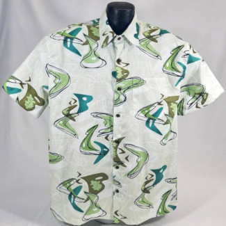 Boomerang Bark Cloth Hawaiian Shirt